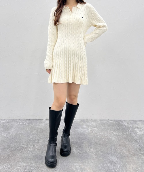 POLO BCS(ポロ・ビーシーエス)】ケーブルワンピース 148971