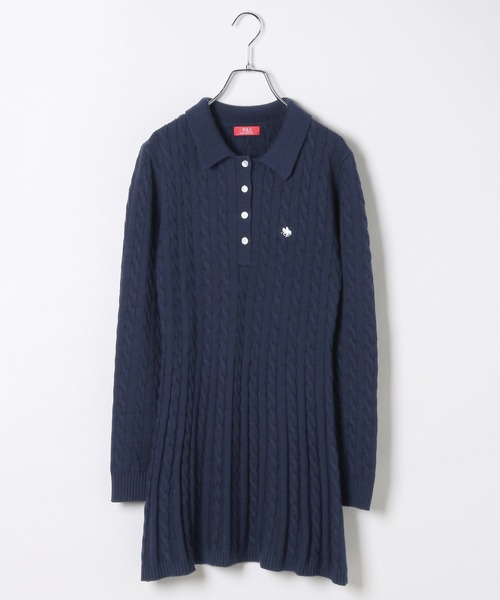 POLO BCS(ポロ・ビーシーエス)】ケーブルワンピース 148971