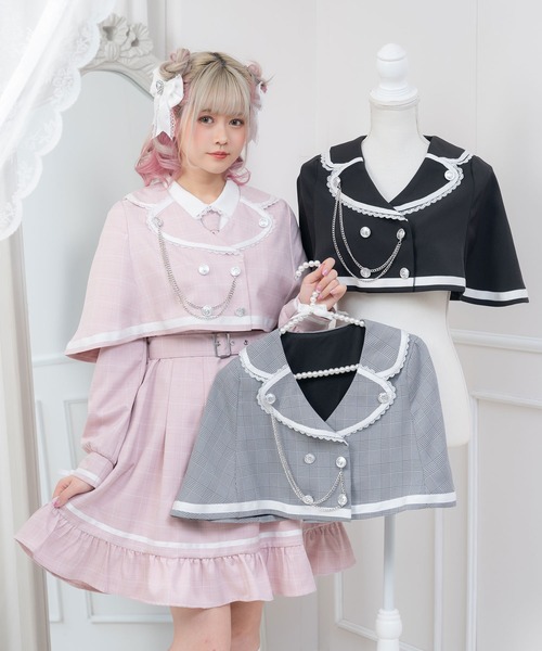 HYEON テッドケープ ベージュ 未使用品 探偵テーラードショートケープ（ベルト）｜DearMyLove（ディア