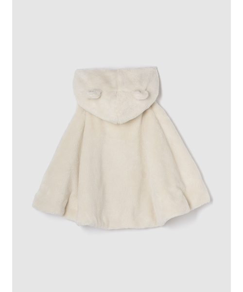 GAP（ギャップ）の「くまさんポンチョ（ベビー）（ポンチョ・キッズ・ベージュ・80ｃｍ/90cm）」の3枚目の写真