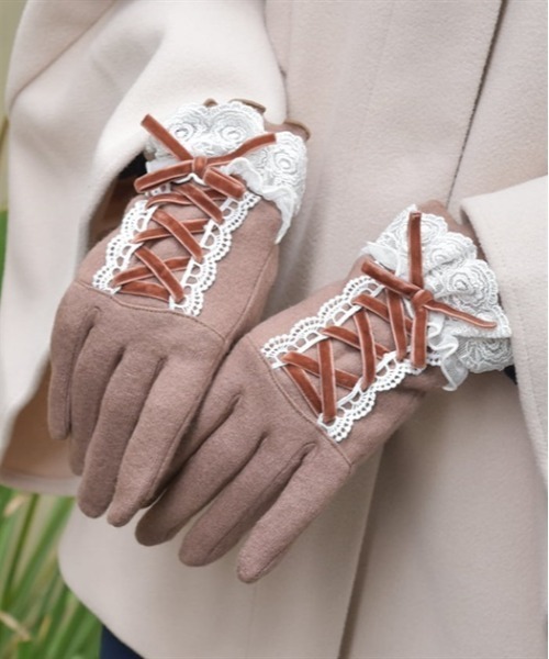 真珠ベロアチョーカー、ベロアつけ襟　レース手袋　３点セット ニアナ niana パールワイヤーネックレス ショート チョーカー 結婚式