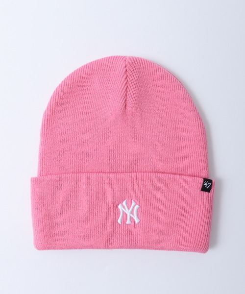 Supreme New York Yankees New Era Box Logo Beanie Pink - FW21