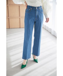ストレッチストレートデニムパンツ