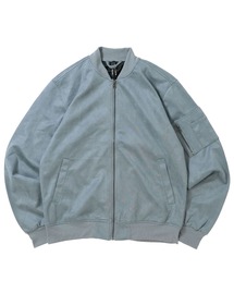 faux suede ma-1 design blouson/スウェードタッチ MA-1 デザイン ブルゾン