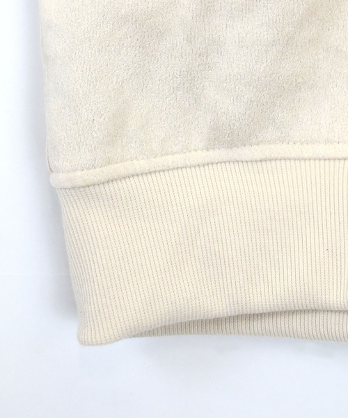 Starting Over（スターティングオーバー）の「faux suede ma-1 design blouson/スウェードタッチ MA-1 デザイン ブルゾン（ブルゾン・メンズ・チャコールグレー/オフホワイト/サックスブルー/ブラック・XL/L/M）」の13枚目の写真
