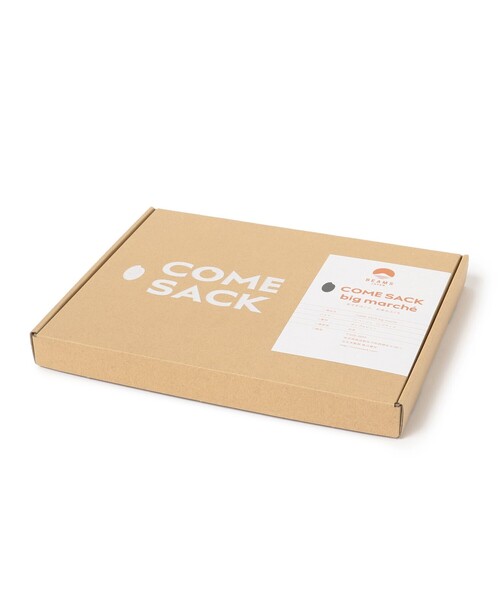 BEAMS JAPAN（ビームス　ジャパン）の「【別注】COMESACK / マルシェ バッグ 大（トートバッグ・レディース・ブラック/ベージュ・ONE SIZE）」の7枚目の写真