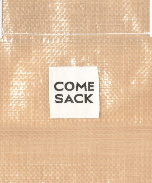 BEAMS JAPAN（ビームス　ジャパン）の「【別注】COMESACK / マルシェ バッグ 大（トートバッグ・レディース・ブラック/ベージュ・ONE SIZE）」の10枚目の写真