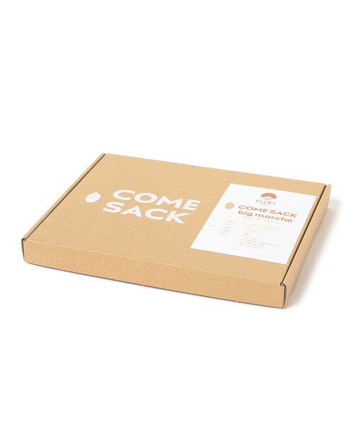 BEAMS JAPAN（ビームス　ジャパン）の「【別注】COMESACK / マルシェ バッグ 大（トートバッグ・レディース・ブラック/ベージュ・ONE SIZE）」の14枚目の写真