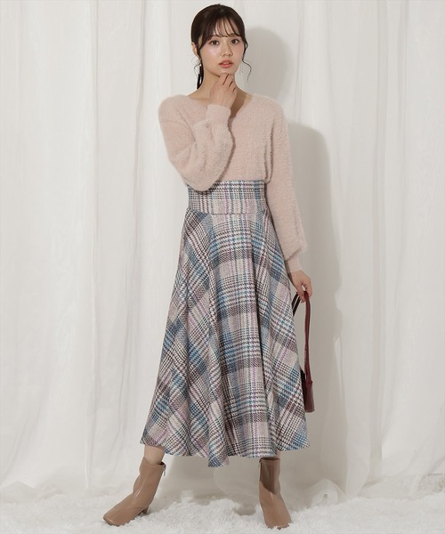 WILLSELECTION（ウィルセレクション）の「ラメフェザー2WAYニット（ニット/セーター・レディース・ブラック/オフホワイト/ベージュ/ピンク・FREE）」の22枚目の写真