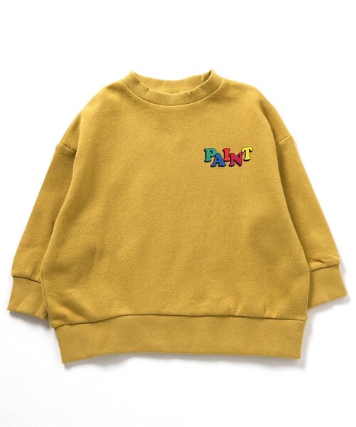 BREEZE(ブリーズ)の「【WEB限定】カレッジバリエーショントレーナー(スウェット・キッズ・グリーン/キナリ/オレンジ/グレー/レインボー/イエロー/パープル/ワインレッド/ライム/サックスブルー/ブラック・140/150/80/90/100/110/130/120)」の8枚目の写真