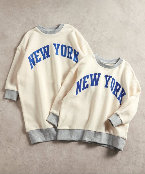 BREEZE(ブリーズ)の「【WEB限定】カレッジバリエーショントレーナー(スウェット・キッズ・グリーン/キナリ/オレンジ/グレー/レインボー/イエロー/パープル/ワインレッド/ライム/サックスブルー/ブラック・140/150/80/90/100/110/130/120)」の13枚目の写真