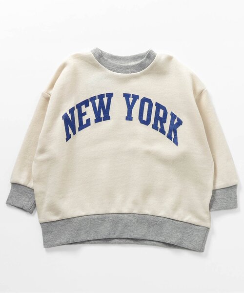 BREEZE（ブリーズ）の「【WEB限定】カレッジバリエーショントレーナー（スウェット・キッズ・グリーン/キナリ/オレンジ/グレー/レインボー/イエロー/パープル/ワインレッド/ライム/サックスブルー/ブラック・140/150/80/90/100/110/130/120）」の19枚目の写真