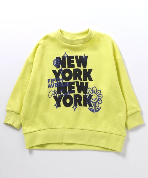 BREEZE（ブリーズ）の「【WEB限定】カレッジバリエーショントレーナー（スウェット・キッズ・グリーン/キナリ/オレンジ/グレー/レインボー/イエロー/パープル/ワインレッド/ライム/サックスブルー/ブラック・140/150/80/90/100/110/130/120）」の16枚目の写真