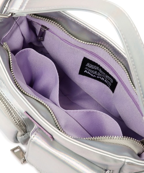 ANNA SUI NYC シルバーショルダーバッグ ANNA SUI NYC（アナ スイ エヌ ワイ シー）の「(ANNA SUI NYC