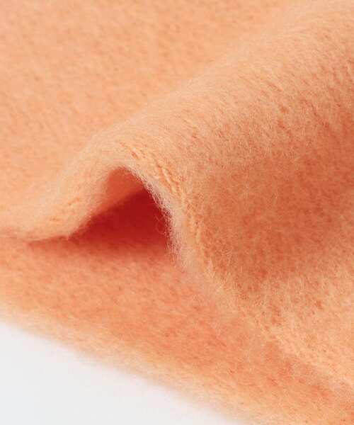 SENSE OF PLACE by URBAN RESEARCH（センスオブプレイスバイアーバンリサーチ）の「ニットフリンジストール（ストール/ショール・レディース・チャコールグレー/カーキ/アイボリー/オレンジ・ONE）」の18枚目の写真