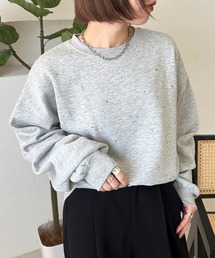 スタッズ付きスウェット【ZOZOTOWN限定アイテム】