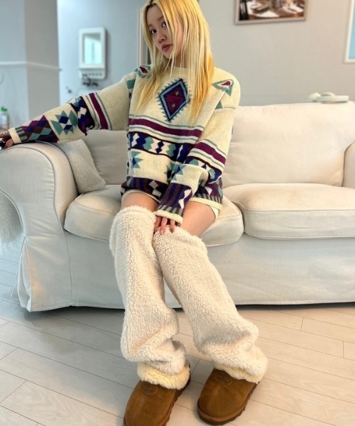 ipugo(イプゴ)の「ipugo/イプゴ ボヘミアン柄ニット 冬服(ニット/セーター・レディース・アイボリー・FREE)」の20枚目の写真