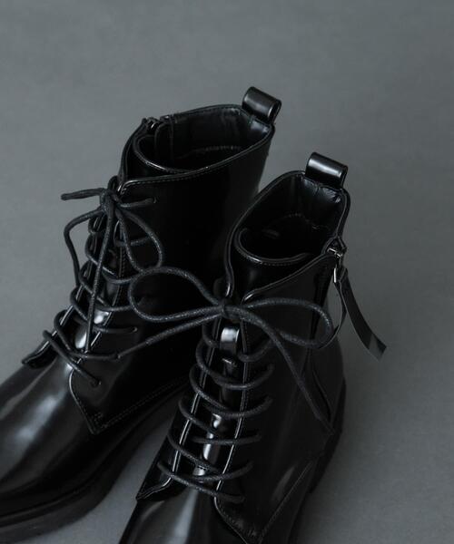セール】ポインテッドレースアップブーツ（ブーツ）｜SENSE OF PLACE
