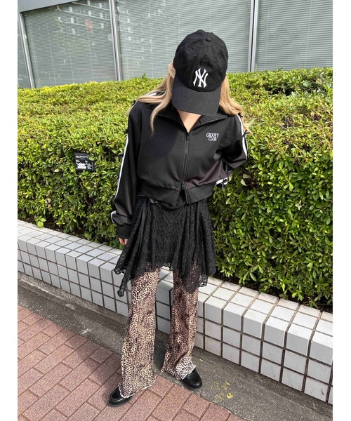 【TOTEME】クレープミニスカート ブラック レースアップヨーク切り替えミニフレアスカート | ファッション