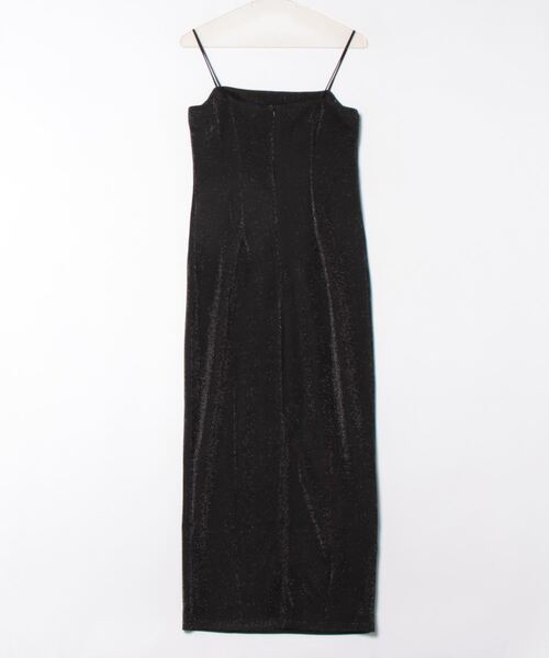 Lull（ルル）の「【Lull / ルル】上品ラメキャミワンピース（ワンピース・レディース・グレー/ブラック/アイボリー・ONESIZE）」の4枚目の写真