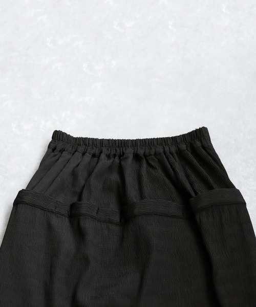 antiqua(アンティカ)の「ウエストデザインスカート(スカート・レディース・ブラック・ONESIZE)」の16枚目の写真