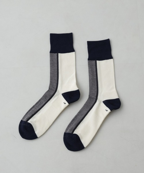 CHICSTOCKS(シックストックス)の「CHICSTOCKS/CENTER LINE(ソックス/靴下・メンズ・その他1/その他2/その他3/その他4/その他5・L)」の2枚目の写真