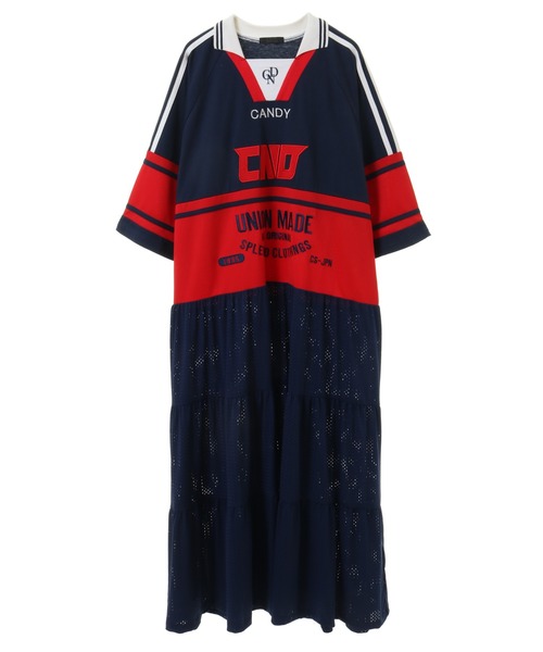 Candy Stripper CND TRACK ONE-PIECE レッド Candy Stripper CND TRACK ONE-PIECE レッド Candy Stripper CND TRACK