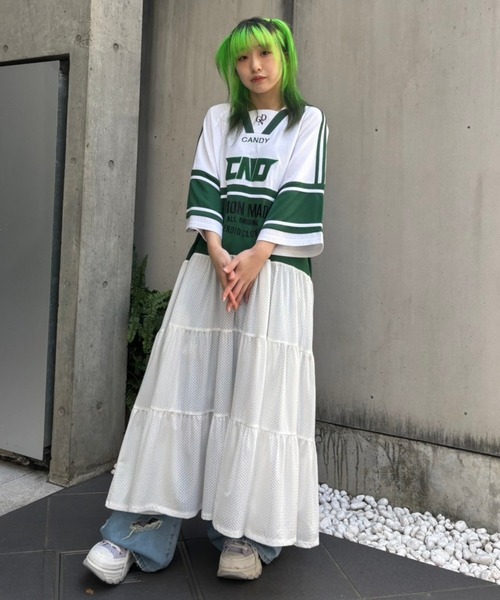 Candy Stripper(キャンディストリッパー)の「CND UNIFORM ドレス(ワンピース・レディース・ネイビー/オフホワイト/ブラック・FREE)」の18枚目の写真