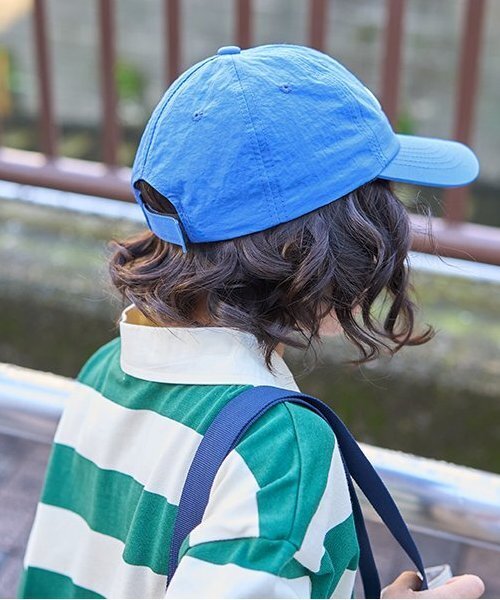 b・ROOM(ビールーム)の「Niceプリントキャップ(キャップ・キッズ・ベージュ/ラベンダー/ブラック/ブルーグリーン/ブルー/オフホワイト・F)」の11枚目の写真