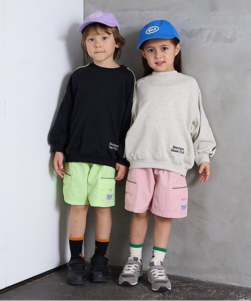b・ROOM(ビールーム)の「Niceプリントキャップ(キャップ・キッズ・ベージュ/ラベンダー/ブラック/ブルーグリーン/ブルー/オフホワイト・F)」の7枚目の写真