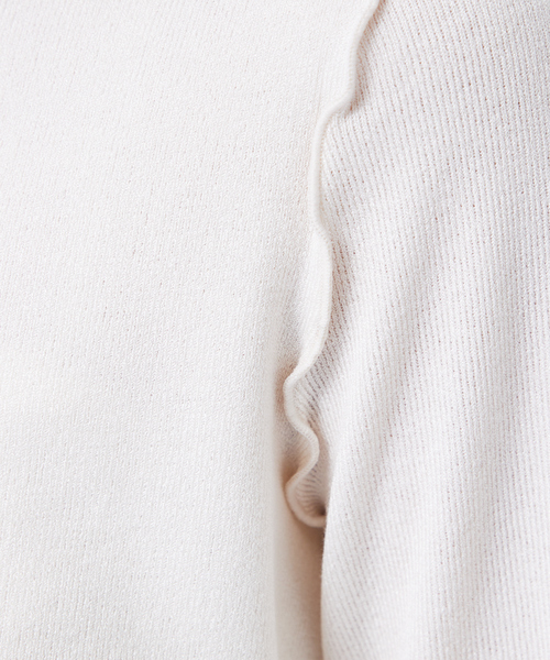 abahouse mavie（アバハウスマヴィ）の「スパークナイロンクルーネックプルオーバー/春服（Tシャツ/カットソー・レディース・ブラック/サックスブルー/アイボリー/ホワイト・フリー）」の20枚目の写真