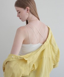 bijorie | 【bijorie】カップ付きバッククロスキャミ／NEW BASIC 25SS(インナーウェア/肌着)