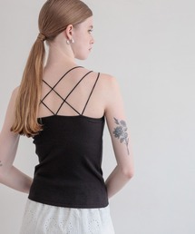 bijorie | 【bijorie】カップ付きバッククロスキャミ／NEW BASIC 25SS(インナーウェア/肌着)