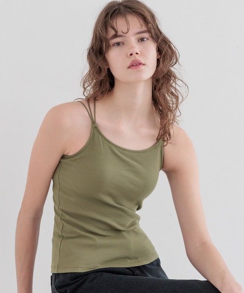美品 セオリー 定番 バッククロス ストレッチ キャミソール 美背 バッククロス キャミソール
