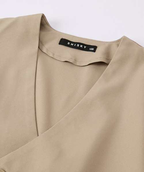 QUNTSTYLE（キュントスタイル）の「ノーカラースーツ セットアップ　(110～160cm)（スーツセット・キッズ・ベージュ/ブラック/杢グレー/ネイビー・110/130/120/160/150/140）」の6枚目の写真