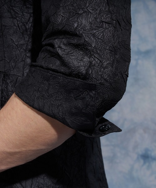 HIDEAWAYS NICOLE(ハイダウェイニコル)の「ポリエステルタフタワッシャー7分袖ジャケット(その他アウター・メンズ・ネイビー/ブラック/ライトグレー・X-LARGE/LARGE/MEDIUM)」の5枚目の写真