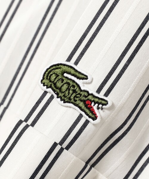 セール】【別注】LACOSTE / ストライプ ロングスリーブシャツ