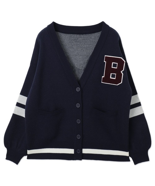 WEGO（ウィゴー）の「WEGO/レタードカーディガン（カーディガン/ボレロ・レディース・グレー/ネイビー・FREE）」の20枚目の写真