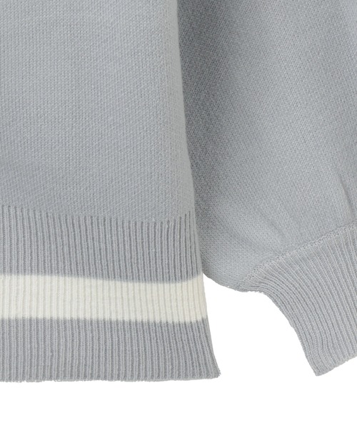 WEGO（ウィゴー）の「WEGO/レタードカーディガン（カーディガン/ボレロ・レディース・グレー/ネイビー・FREE）」の11枚目の写真