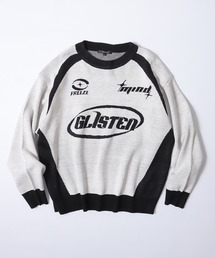SUGGESTION（サジェッション）の「Soccer design crew neck knit / サッカーデザインクルーネックニット unisex（ニット/セーター・メンズ）」