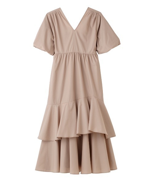 PEACH JOHN(ピーチジョン)の「バックリボンイレヘムワンピ(ワンピース・レディース・ベージュ/ミント/アイボリー・ONE SIZE)」の12枚目の写真