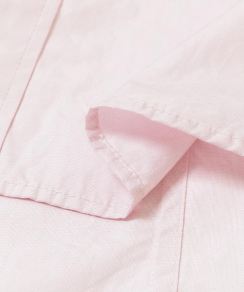 ATON(エイトン)の「ATON GIZA BROAD WASHED SHIRTS(シャツ/ブラウス・レディース・ライトブルー/ピンク・2)」の8枚目の写真