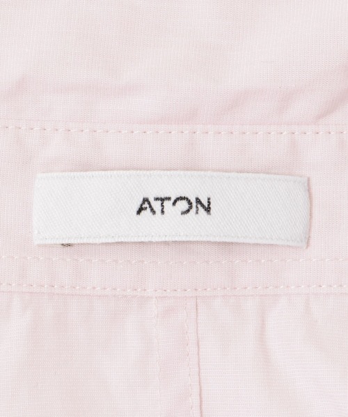 ATON(エイトン)の「ATON GIZA BROAD WASHED SHIRTS(シャツ/ブラウス・レディース・ライトブルー/ピンク・2)」の9枚目の写真