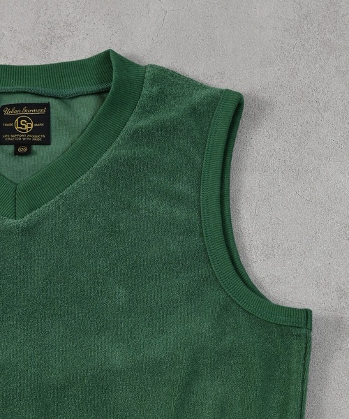 Life Support Products（ライフサポートプロダクツ）の「パイルVネックベスト（ベスト・キッズ・グリーン/ブラウン/ネイビー・90/100/110/120/130）」の8枚目の写真