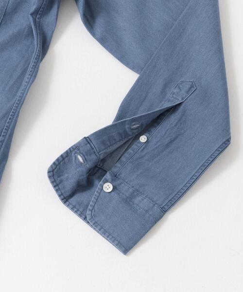 URBAN RESEARCH DOORS(アーバンリサーチドアーズ)の「LIFE STYLE TAILOR デニムボタンダウンシャツ(シャツ/ブラウス・メンズ・ブルー/ネイビー・LARGE/MEDIUM/SMALL)」の7枚目の写真