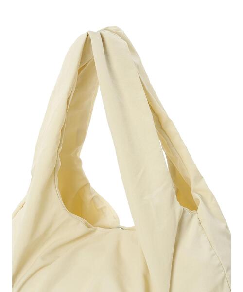 Samansa Mos2 blue（サマンサモスモスブルー）の「ドロストバルーントートバッグ（ハンドバッグ・レディース・ブラック/ライトベージュ/グレー・F）」の4枚目の写真