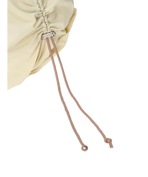 Samansa Mos2 blue（サマンサモスモスブルー）の「ドロストバルーントートバッグ（ハンドバッグ・レディース・ブラック/ライトベージュ/グレー・F）」の5枚目の写真