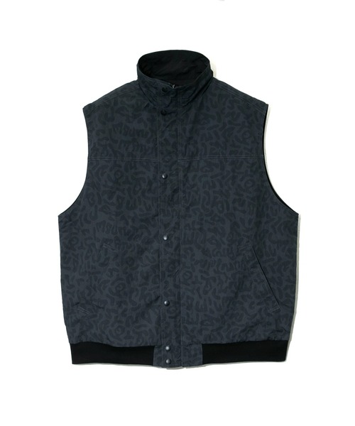 go slow caravan（ゴースローキャラバン）の「Mountain Mania/マウンテンマニア　ALLOVER PATTERN REVERSIBLE VEST（ベスト・メンズ・チャコールグレー/マスタード/その他1・LARGE/MEDIUM/X-LARGE）」の9枚目の写真