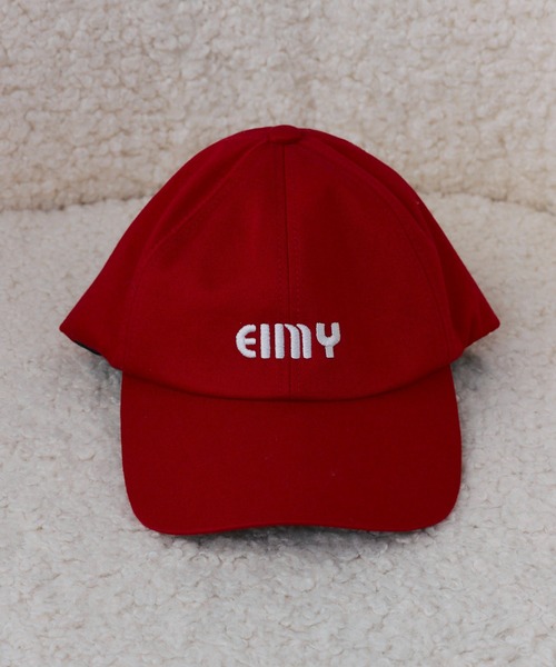 EIMY ISTOIRE(エイミーイストワール)の「EIMYロゴキャップ(キャップ・レディース・アイボリー/ブラック/レッド/ベージュ・F)」の4枚目の写真