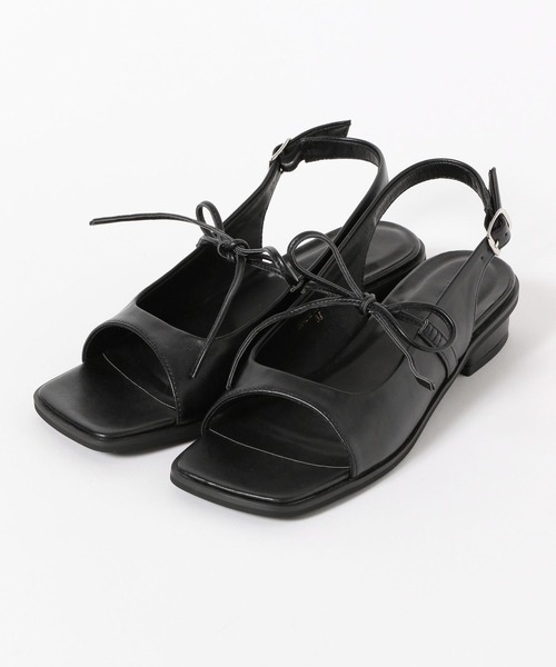 LEPSIM（レプシィム）の「リボンミュールサンダル　322187（サンダル・レディース・シルバー/ブラック・LARGE/MEDIUM）」の12枚目の写真